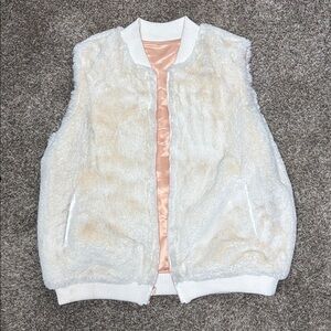 HEURUEH reversible Faux Fur Vest Sz M/L